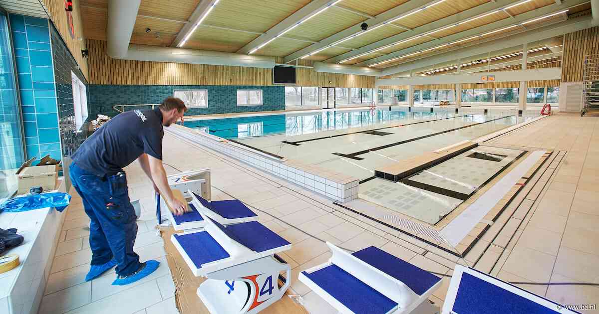 Zwemmen voor kankeronderzoek in De Neul in Sint-Oedenrode