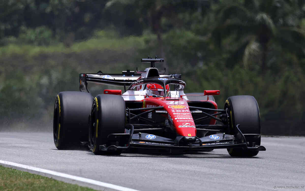 VT2 GP Bahrein in Maleisië: Charles Leclerc snelste in Sepang, Max Verstappen sterk op de medium