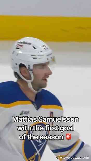 The first goal of the 2026-27 season goes to Sammy! 🚨