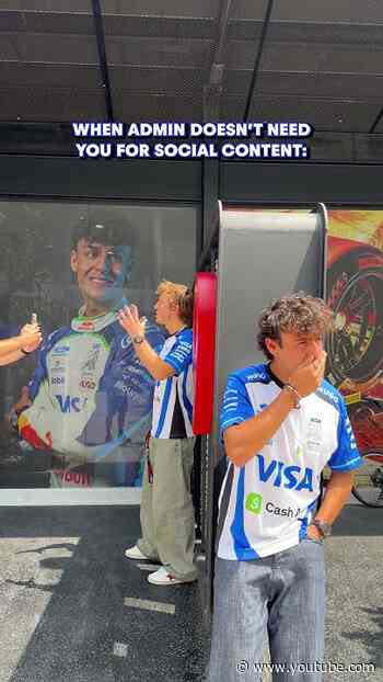 Cheers admin, Arvid’s crying 🥲 #F1 #VCARB