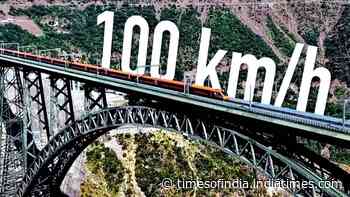 Historic milestone: Watch Vande Bharat cross Chenab bridge, Anji bridges at 100 kmph