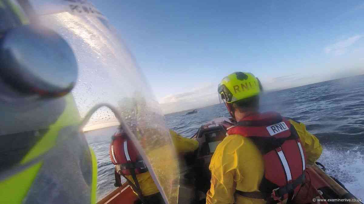 Holy Island causeway rescue as three kids and two adults pulled to safety