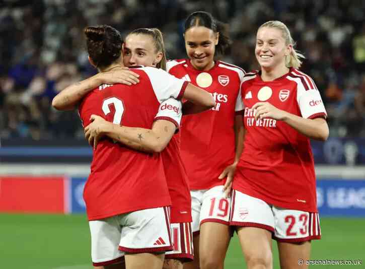 Arsenal Women throw away two-goal lead in dramatic Champions League draw