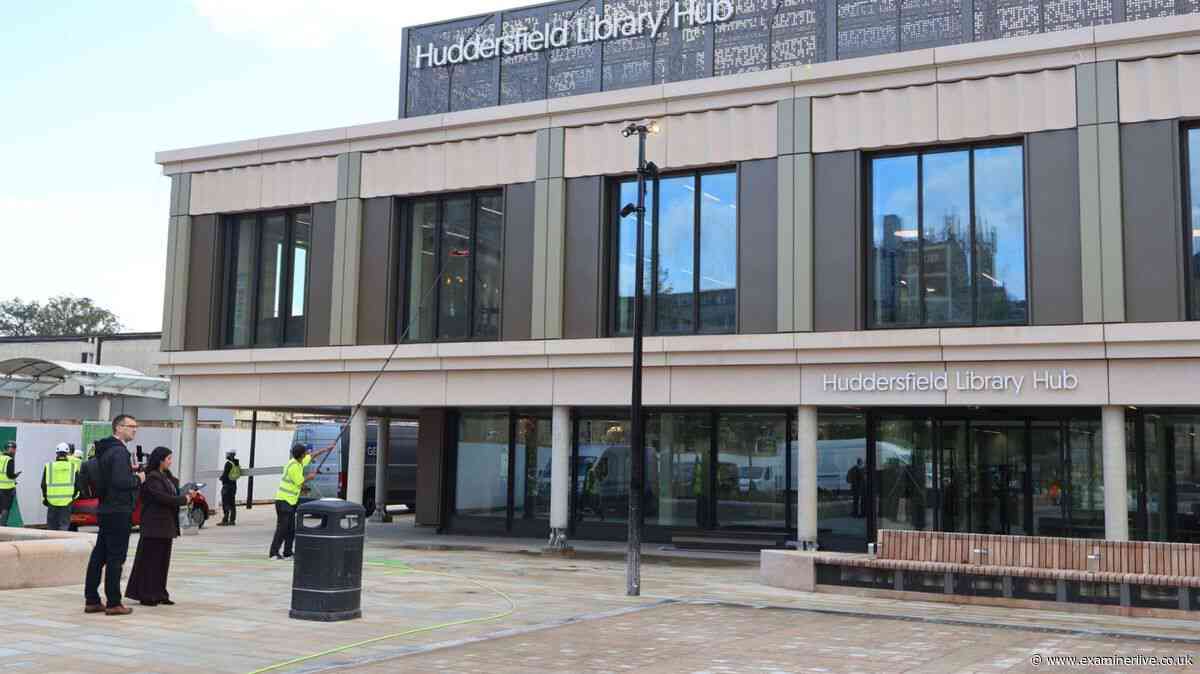 New Huddersfield Library Hub footage shows hard work behind the scenes