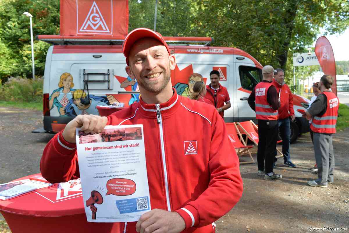 IG Metall macht bei Joyson Safety in Freiberg mobil