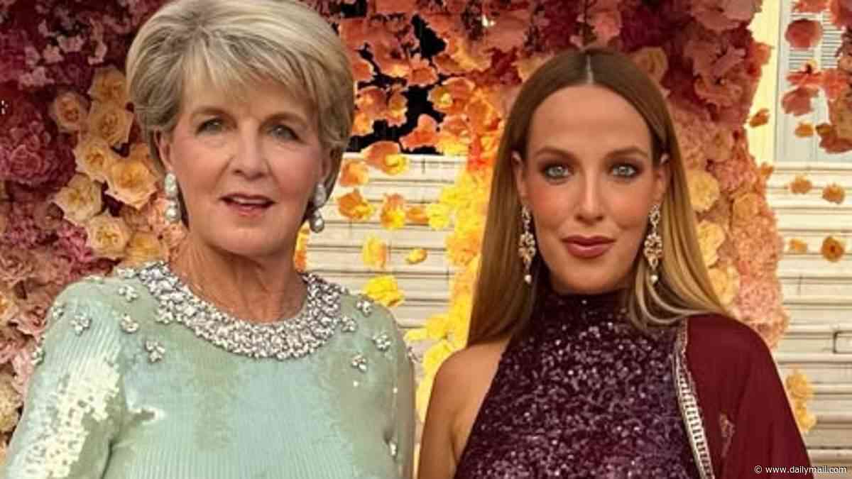 The Aussie socialites invited to the wedding of Taylor Swift's favourite Australian designer and her billionaire beau on the French Riviera- as Julie Bishop stuns in a sequinned gown