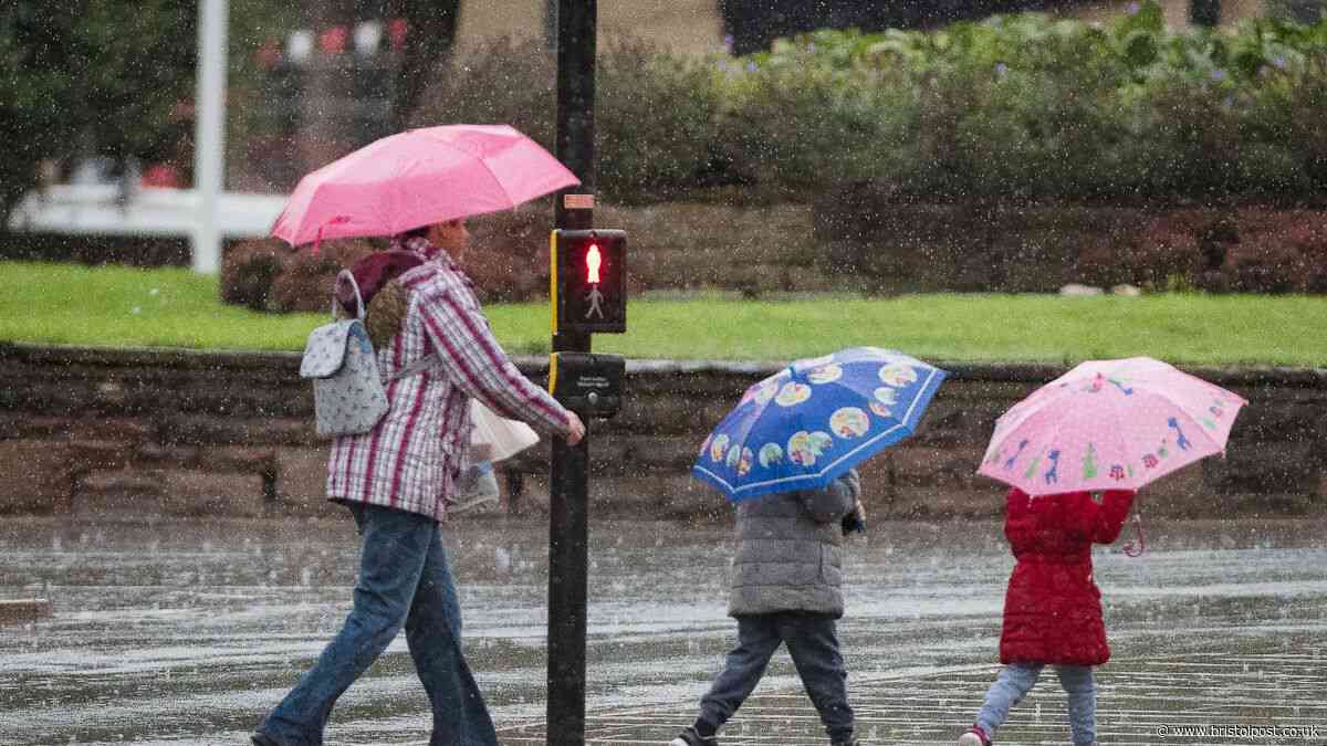 Exact date heavy rainfall to hit South West next week