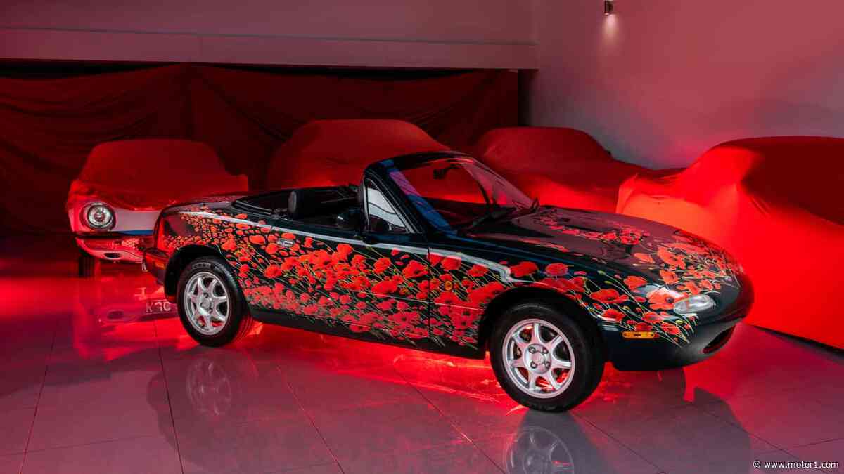 Mazda Reveals Poppy Art Car On A 1995 MX-5 Mk1