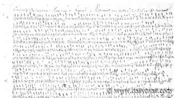 Napoleon's code is cracked after 217 years: Scientist uses AI to read a mysterious letter written by the Emperor in 1809