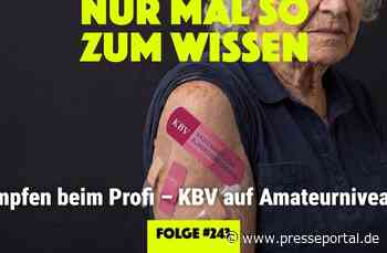 Impfen beim Profi - KBV auf Amateurniveau/ Podcast NURMALSOZUMWISSEN #243