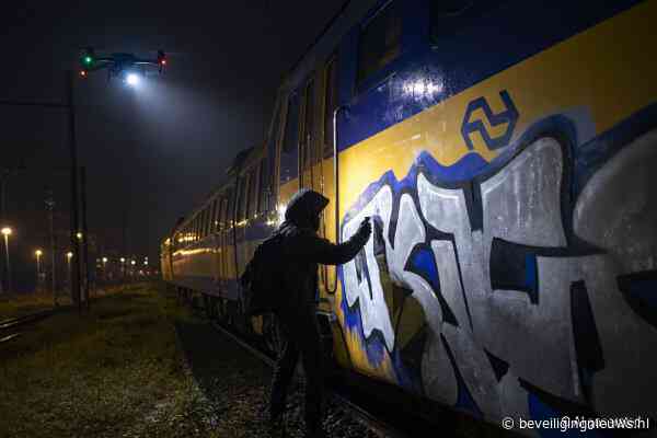 NS zet drones en stickers in tegen graffiti op treinen