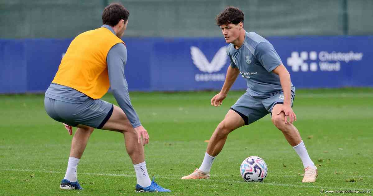 Christian Norgaard joins in as 10 Everton players put in extra work at Finch Farm