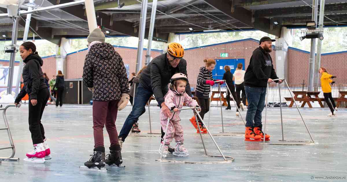 Probleem bij ijs maken op Deventer schaatsbaan, opening uitgesteld