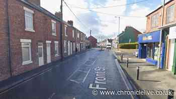 Man chased into premises in North East town and assaulted with bladed article