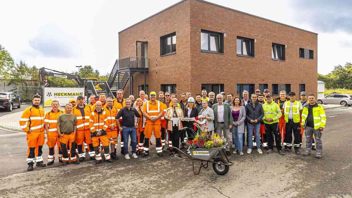 Schluss mit dem Container: Wertstoffhof Hamm hat echtes Sozialgebäude