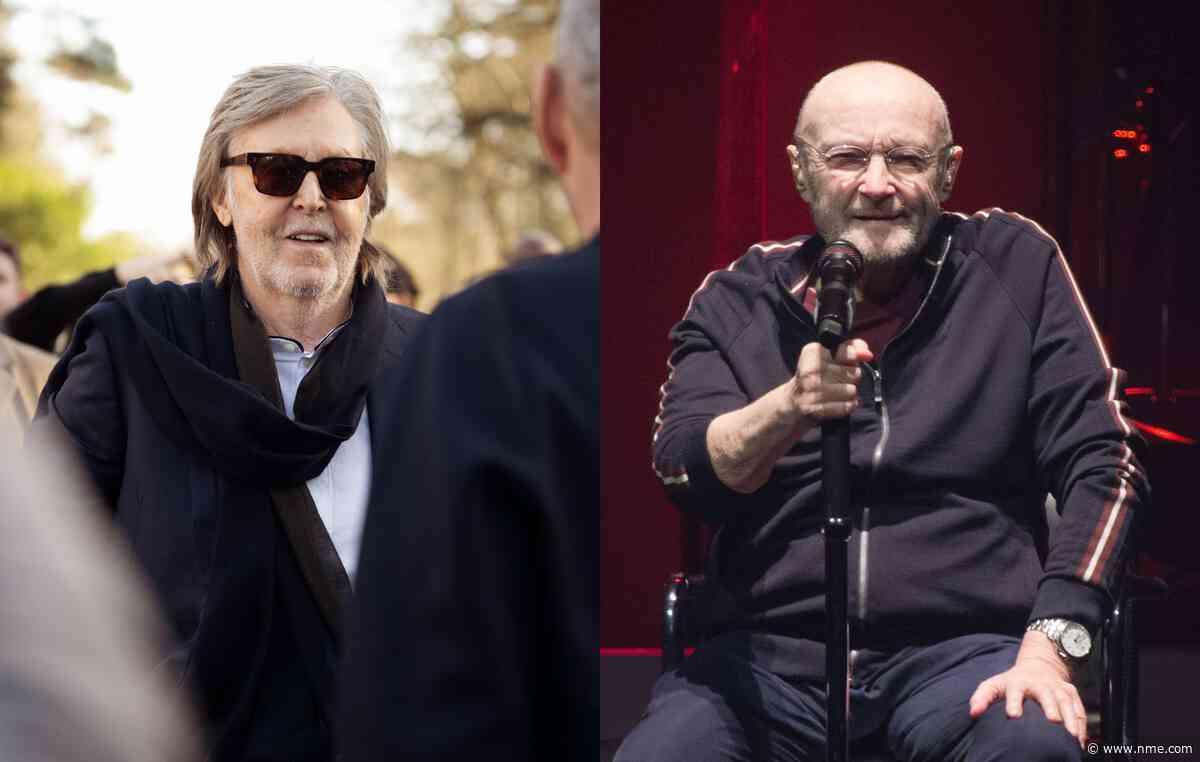 Phil Collins reignites Paul McCartney feud after ‘Tomorrow Never Knows’ cover “taken out” of Beatles doc: “Maybe he didn’t like it”