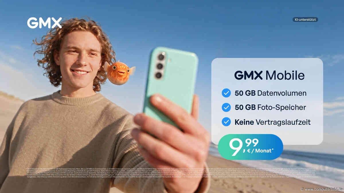 Neuer Look, neue Tarife: GMX kombiniert jetzt Mobilfunk mit Cloud-Speicher