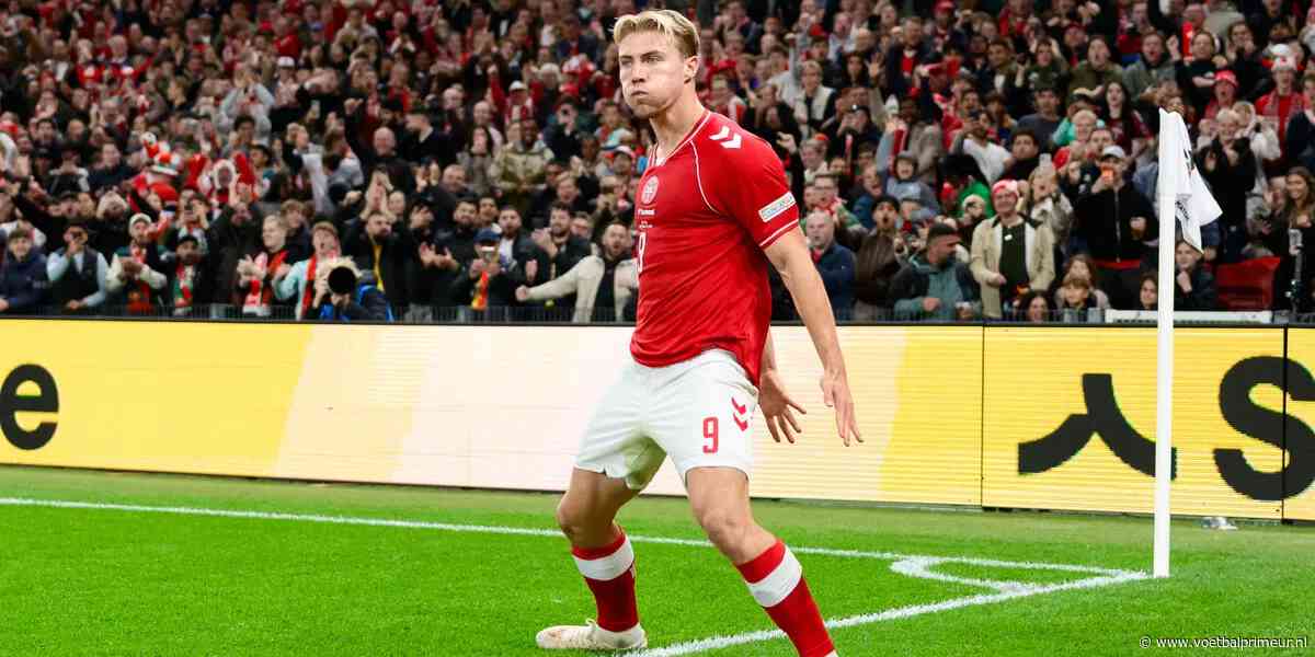 Hojlund verklaart opvallend juichen tegen Portugal: 'Ronaldo is mijn idool'