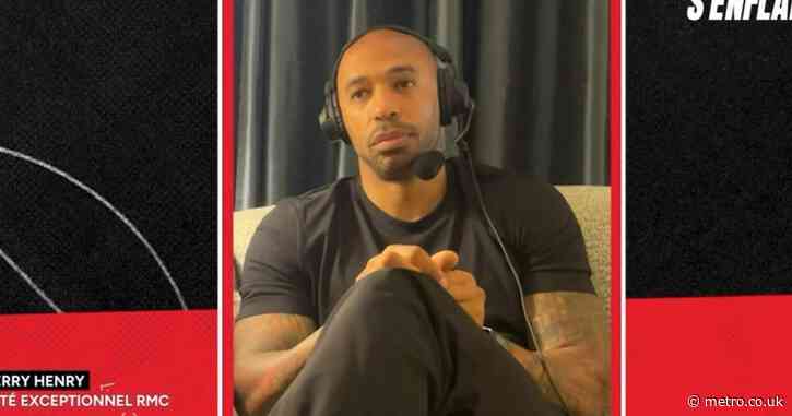 Thierry Henry responds to criticism over Arsenal playing style and Mikel Arteta