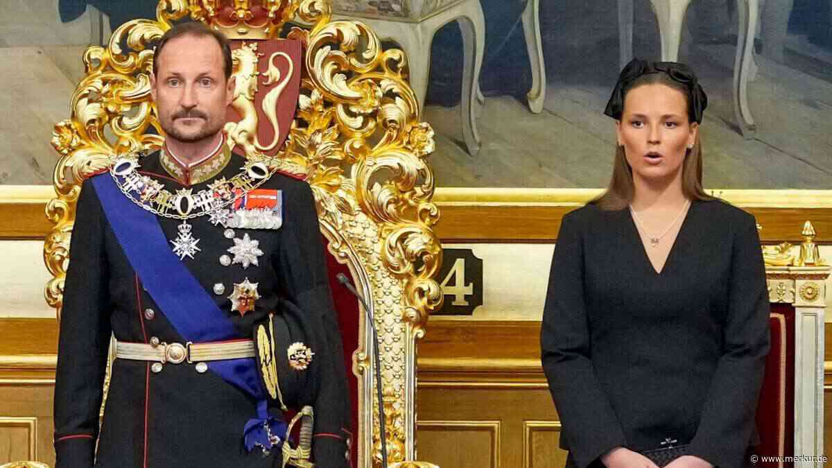 Kronprinzessin Ingrid Alexandra vertritt kranke Mette-Marit bei Parlamentseröffnung an Haakons Seite
