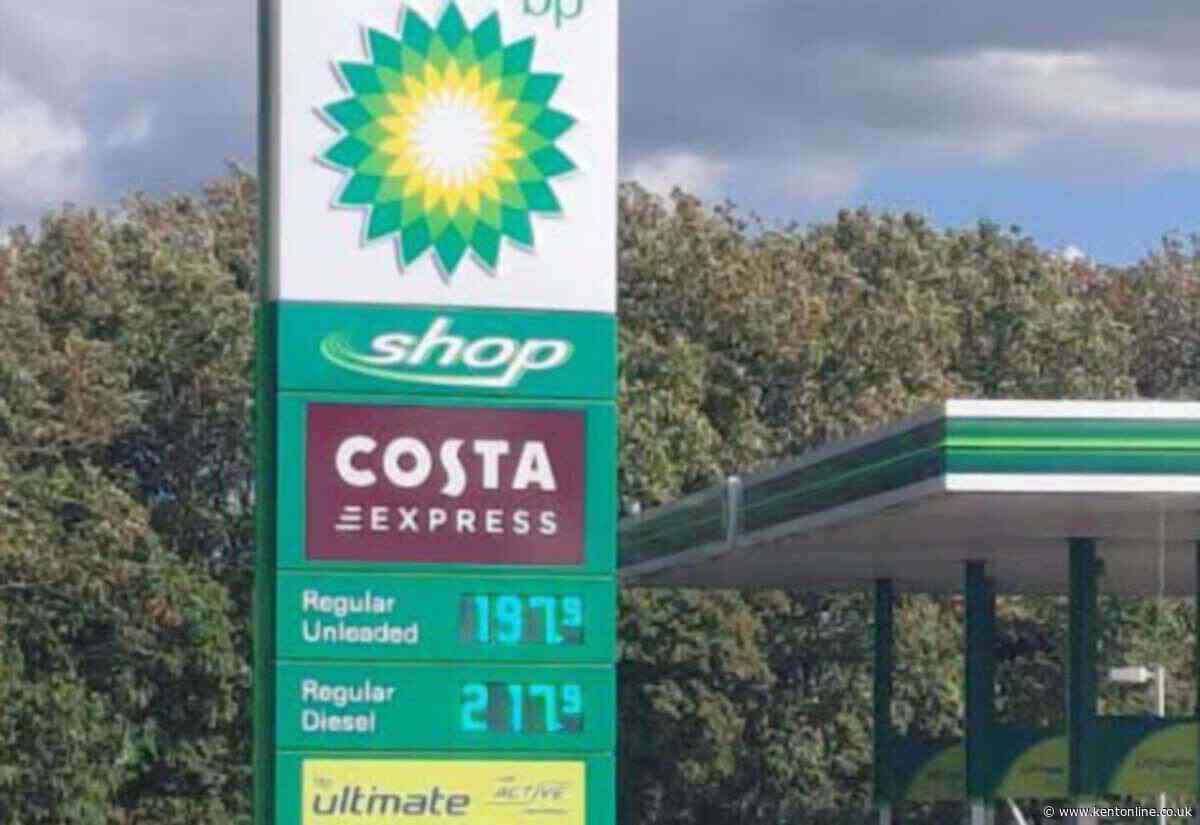 ‘Let’s go back to horse and cart’: Shock as diesel soars to £2.17 at Kent petrol station