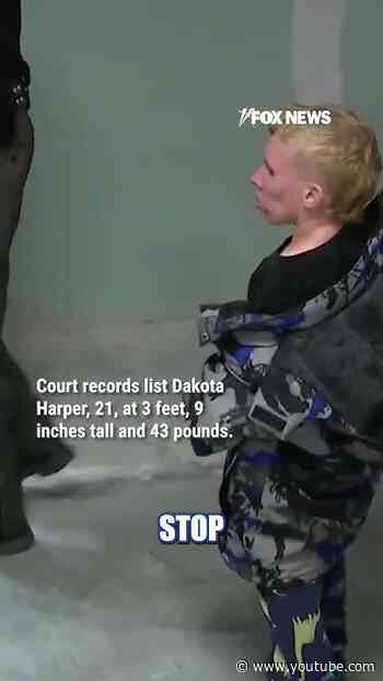 3'9" TikToker charged with arson #shorts