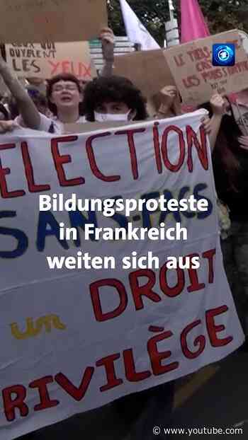 Bildungsproteste und Gewalt in Frankreich #Nachrichten #news #tagesschau #Frankreich #Proteste