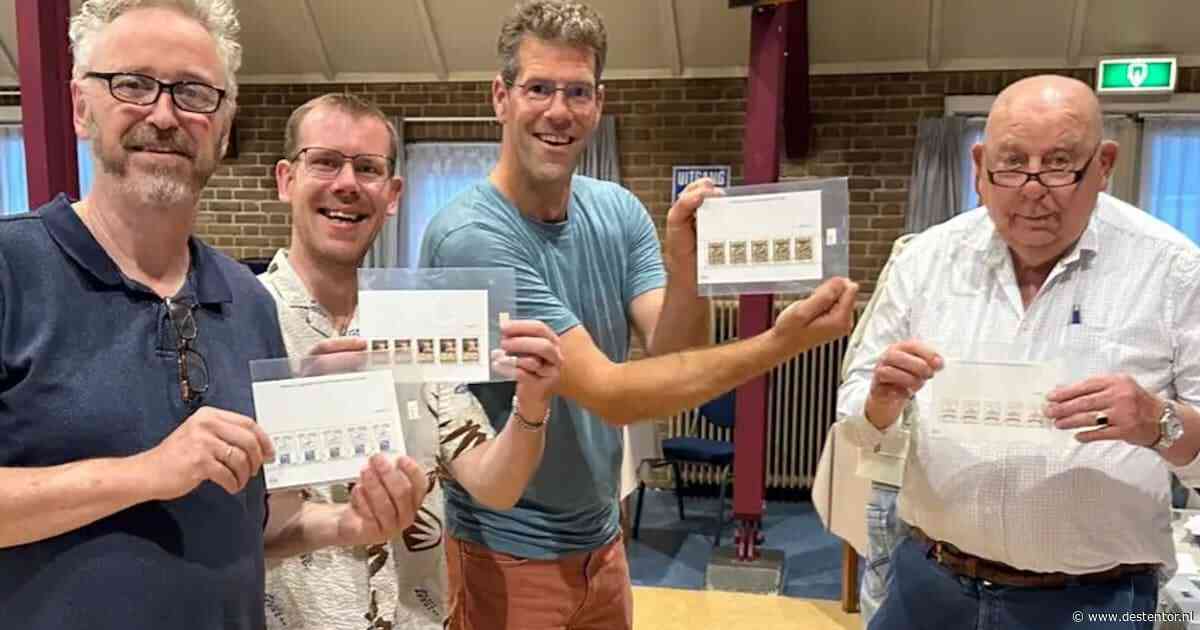 Postzegelclub viert 75-jarig bestaan met een eigen zegel, en die blijkt door AI bedacht