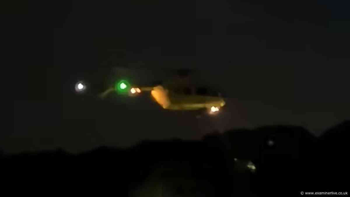 One person rushed to hospital as air ambulance lands in Sheffield park