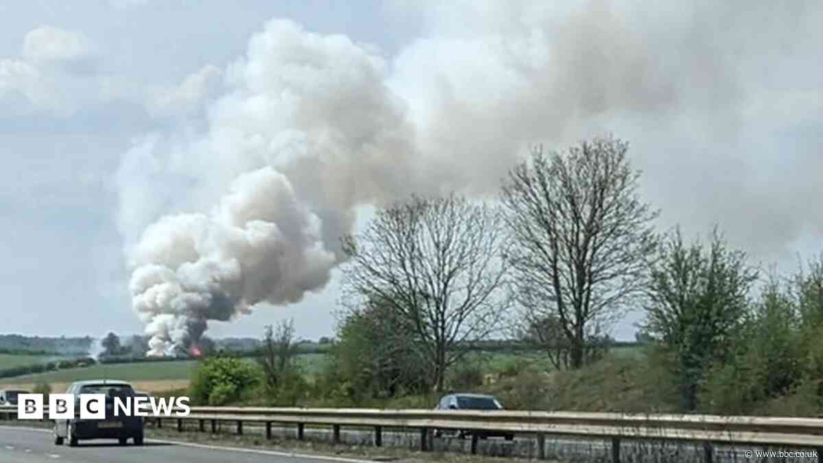 Fireworks company fined after blaze shut motorway