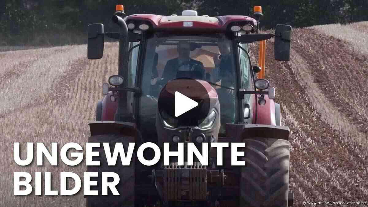 Royal auf dem Traktor: Prinz William legt selbst Hand an und wird zum Farmer