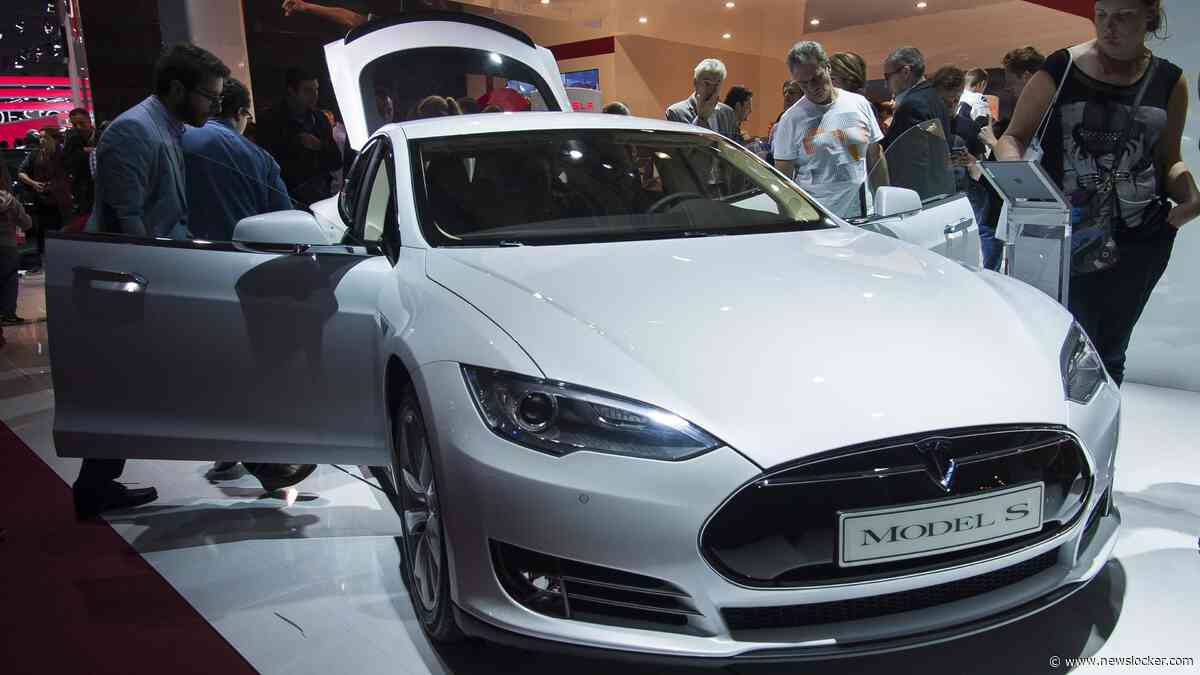 Handrem zit er stevig op bij aandeel Tesla: ’Onzekerheid fusie met SpaceX maakt beleggers voorzichtig’