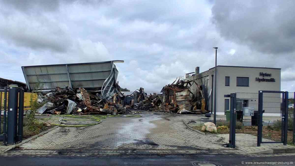 Großbrand in Helmstedt: Am Tag danach wird das ganze Ausmaß deutlich