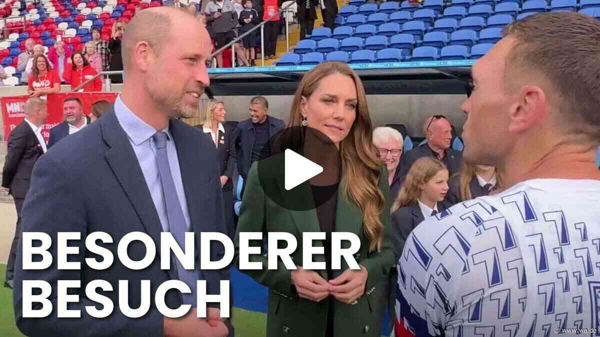 Prinz William und Prinzessin Kate überraschen Rugby-Legende bei Benefizlauf