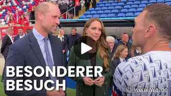 Prinz William und Prinzessin Kate überraschen Rugby-Legende bei Benefizlauf