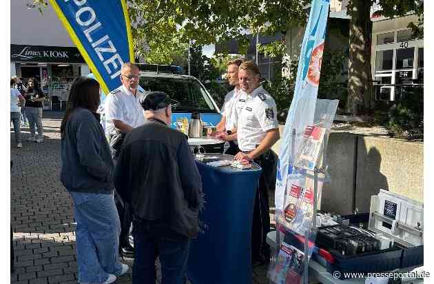 POL-MTK: "Coffee with a cop" auf dem Schwalbacher Wochenmarkt