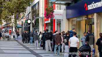 Hundreds of Pokémon fans queue for hours outside Cardiff shops for another rare collectible drop