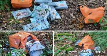 Zes zakken vol post aangetroffen in bos bij Groesbeek: vinder stuit op persoonlijke brief