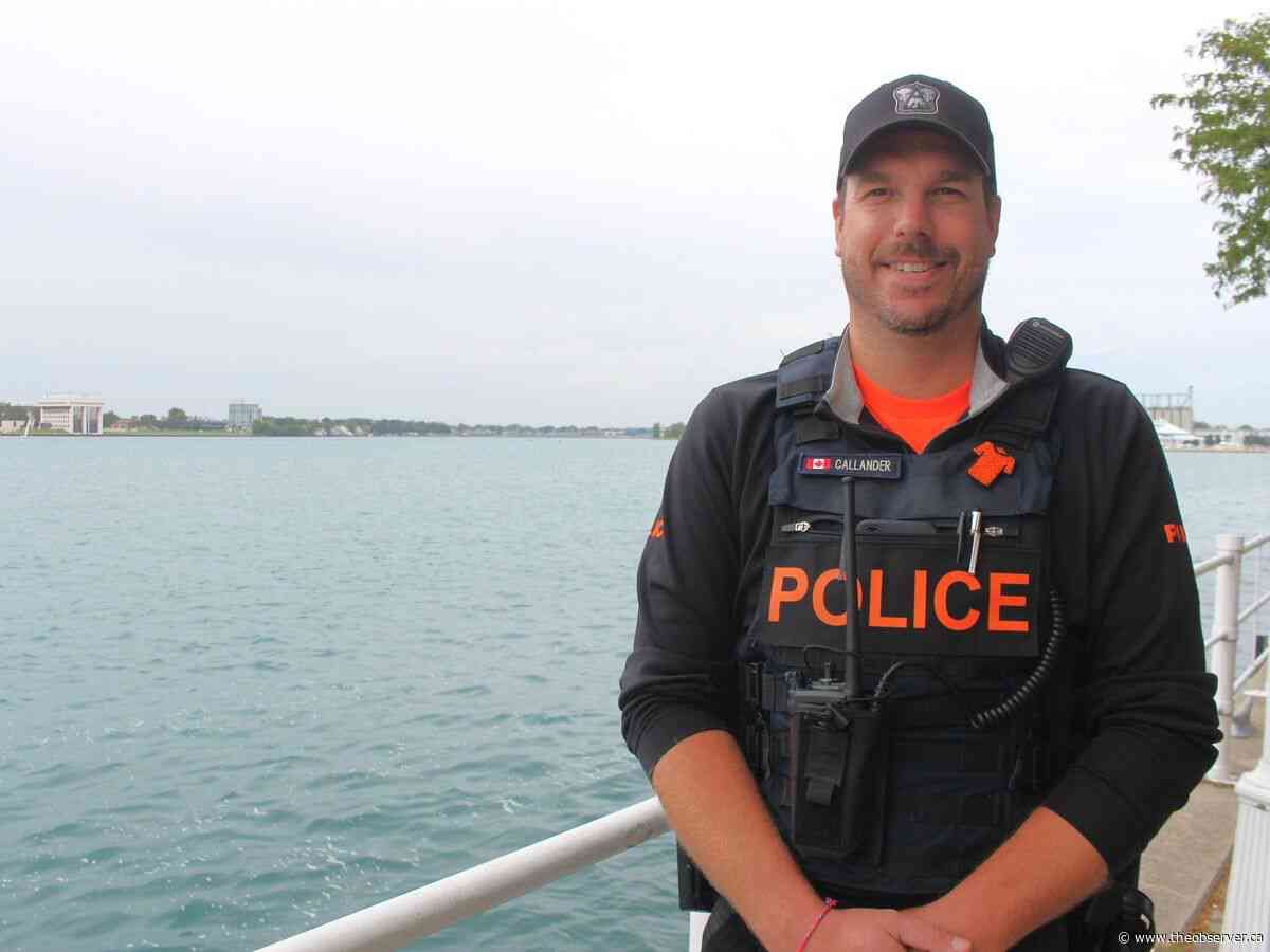 Ontario police chief's association honours Sarnia's 'Officer Tyler'