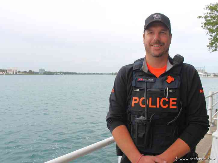Ontario police chief's association honours Sarnia's 'Officer Tyler'