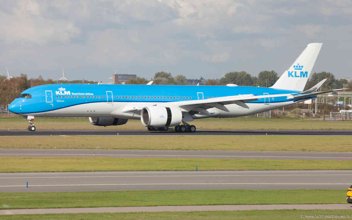 KLM onthaalt eerste Airbus A350 op Schiphol: begin van een nieuw hoofdstuk