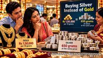 Gold's Rs 1.5 lakh price drives buyers to silver who get 650g silver at same price