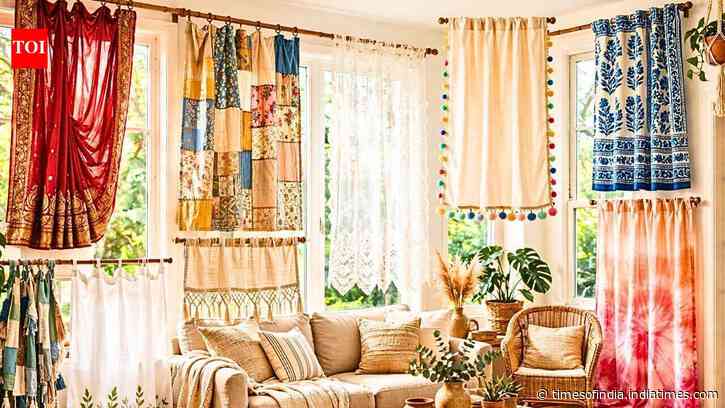 10 DIY curtain ideas using fabric, sheets, and simple craft materials for a fresh home makeover