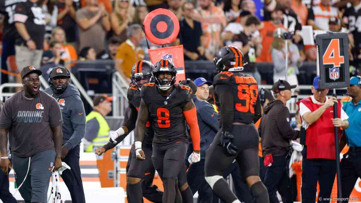 Browns star Jared Verse makes bold statement after win over Steelers on 'TNF'
