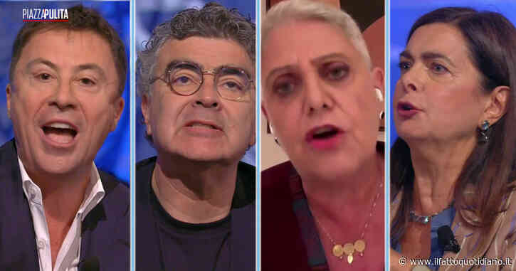 Scontro Caridi-Fiano. “A Gaza nessun genocidio? E 75mila morti di cui 25 mila bambini sono birilli?”. “Non accetto accuse immorali”. Su La7
