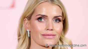 Princess Diana's model niece, 35, displays lingerie in plunging sheer dress