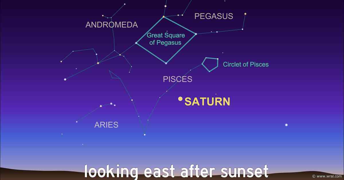 Look up: Saturn is at its brightest this weekend
