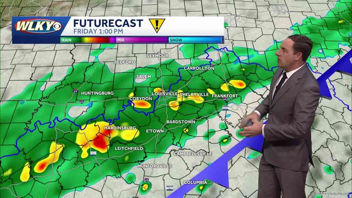 Steady showers likely on Friday