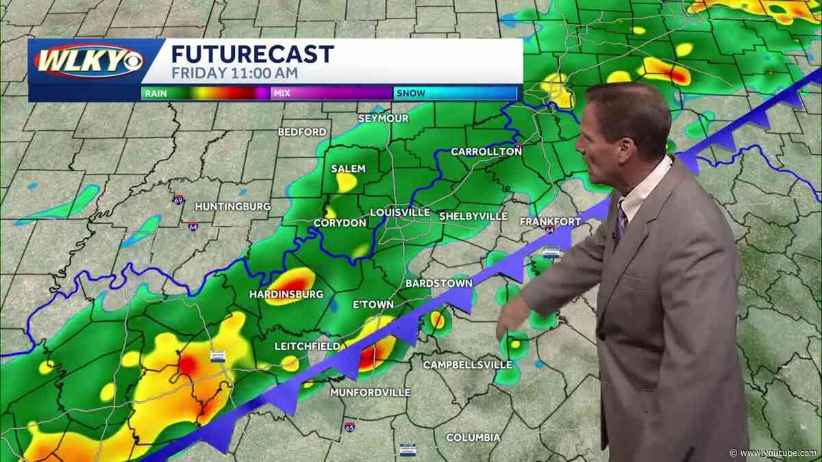 Much needed rain and cooler temperatures for Friday