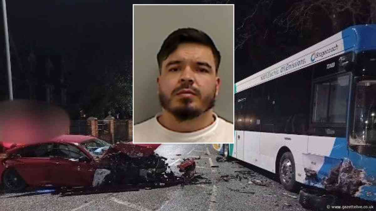 Danger BMW driver crashed into bus and fled scene in 'staggering' Middlesbrough incident